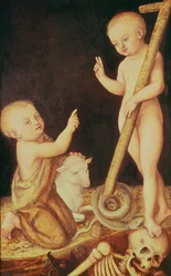 The Infant Christ Triumphing over Death and the Infant St. John the Baptist